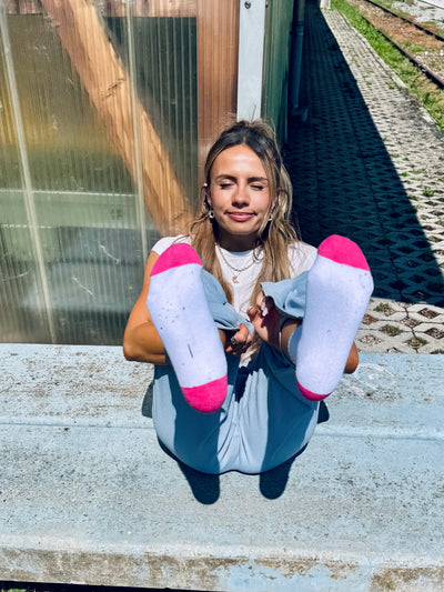 Socken – Throni – weiss