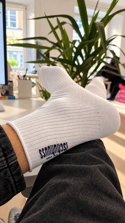 Socken – Throni – weiss