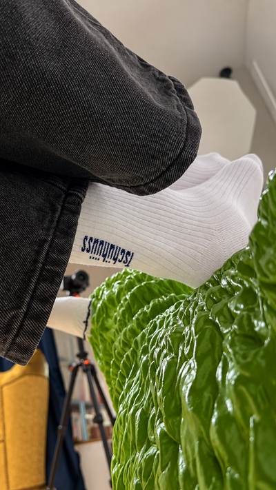 Socken – Throni – weiss